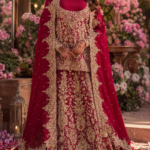 Royal Red Bridal Barat Lehenga Dress