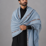 Sky Blue Premium Men’s Traditional Shawl