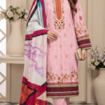 Digital Swiss Voil With Same Dupatta