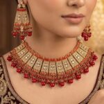 Malika-e-Ruby Grand Bridal Jewelry Set