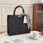 Midnight Silk Charm Premium Leather Handbag