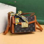 Heritage Luxe Monogram Silk Scarf Handbag