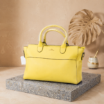 Amber Glow Mustard Luxe Premium Handbag