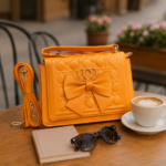 Golden Mustard Bloom Floral Premium Handbag