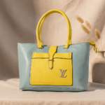 Zinc Glow Shine Premium Leather Handbag