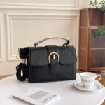 Midnight Elegance Classic Black Premium Handbag