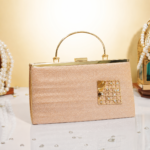 Ivory Skin Pearl Elegance Bridal Clutch Bag