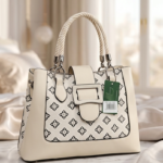 Ivory Pearl Fusion Premium Leather Handbag