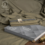 Gul Ahmad Heritage Olive Green Wash & Wear Collection
