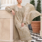 Cream Gold Elegance Premium 3-Piece Suit