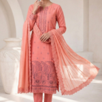 Blush Princess Heavy Embroidered 3-Piece Suit