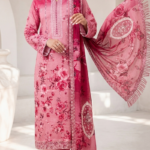 Rose Royale Embroidered Luxury 3-Piece Suit