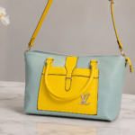 Zinc Glow Shine Premium Leather Handbag